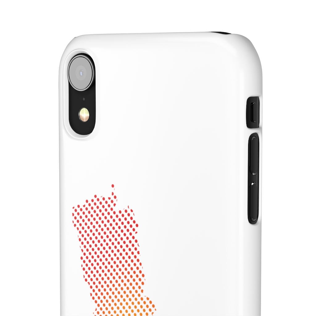 Slim Phone Case with Nepali New Map Dots पातलो