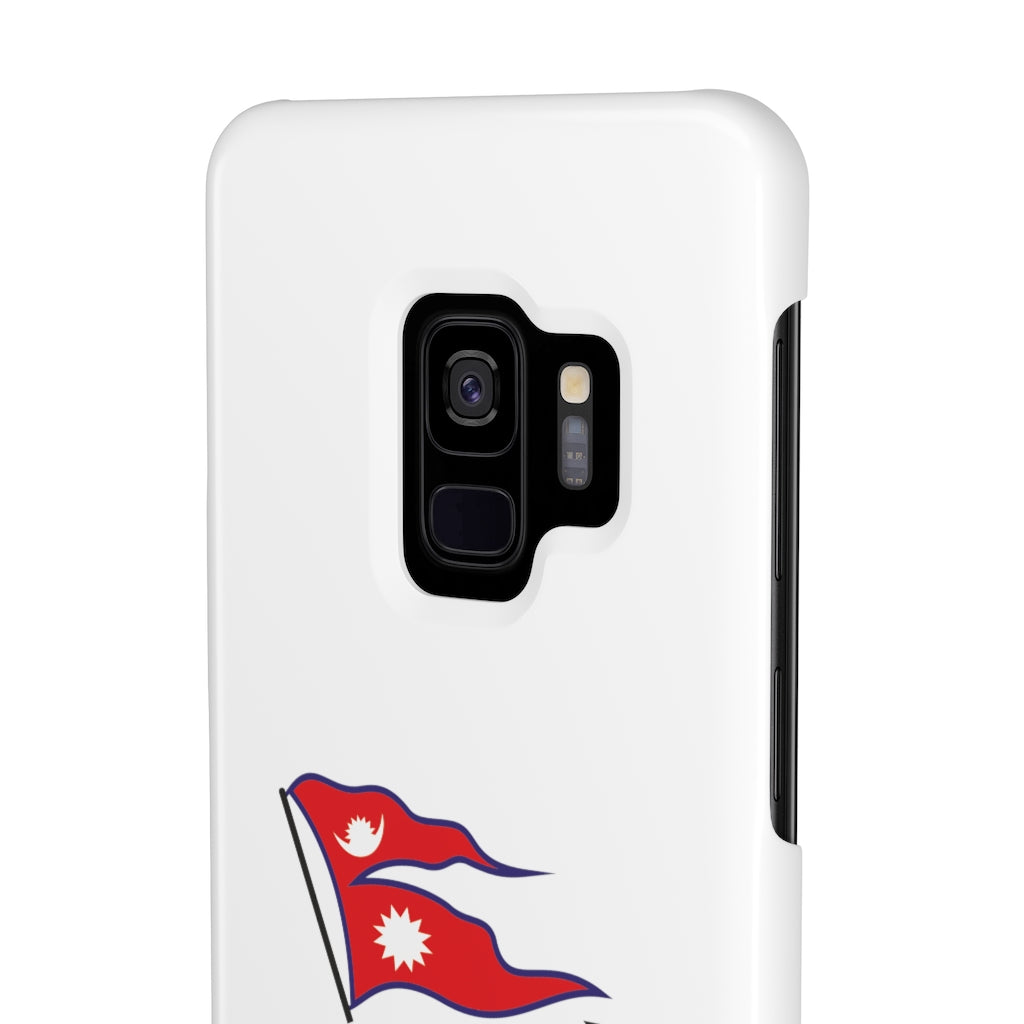Flag of Nepal printed Super Slim Phone Case