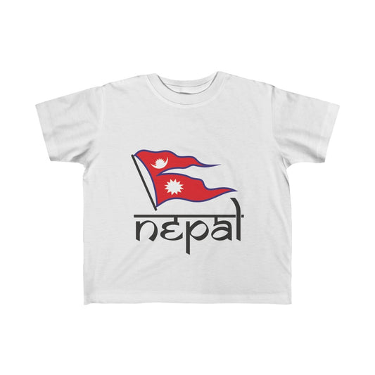 Kids Tshirt with Nepali Flag