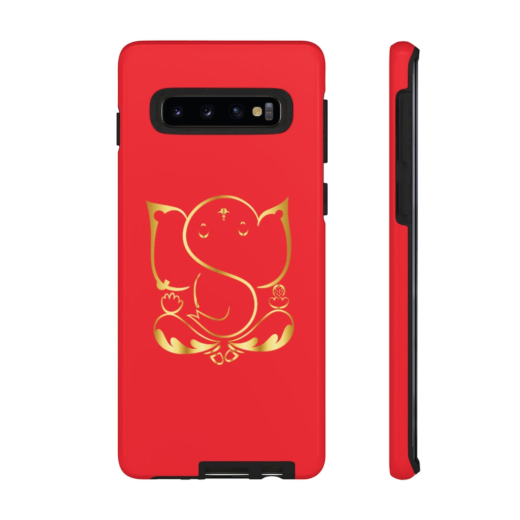 Red Tough Ganesh Phone Case