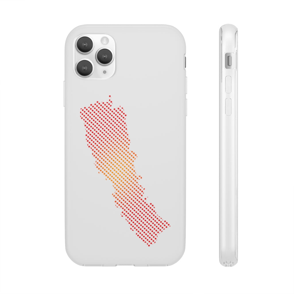 New Map of Nepal printed Flexi Phone Case