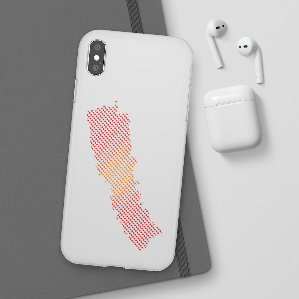 New Map of Nepal printed Flexi Phone Case