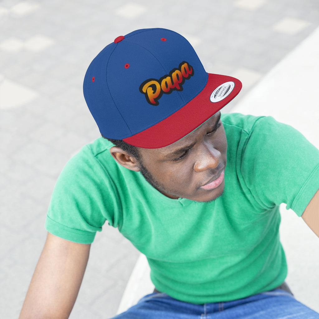 Papa Flat Bill Hat