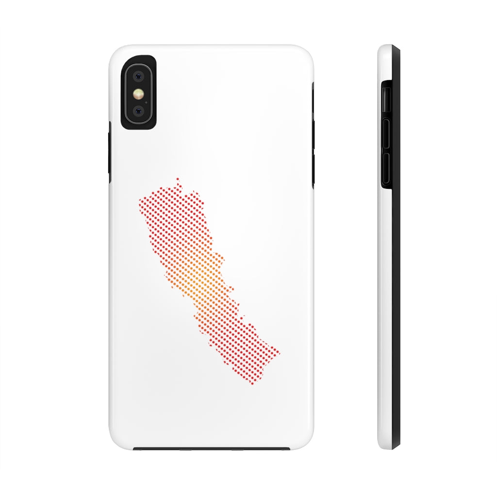 Touch and Light Weight Phone case with New Map of Nepal dots