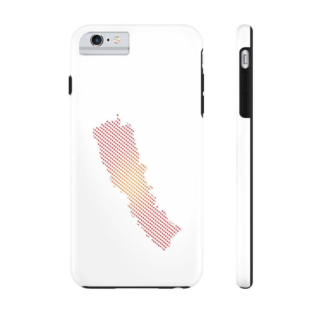 Touch and Light Weight Phone case with New Map of Nepal dots