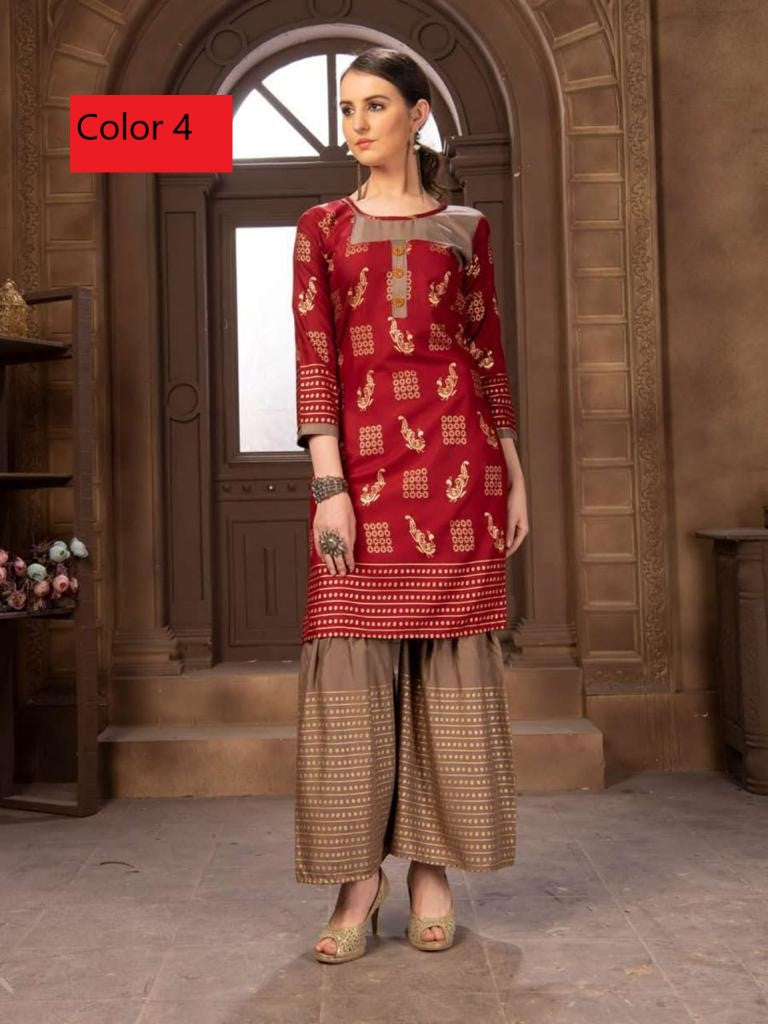 Kurti with Sharara