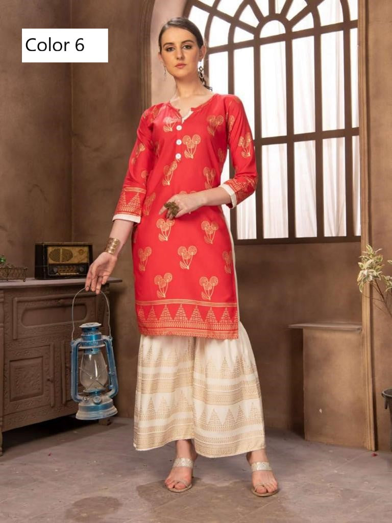 Kurti with Sharara