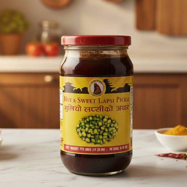 Hot and Sweet Lapsi Pickle