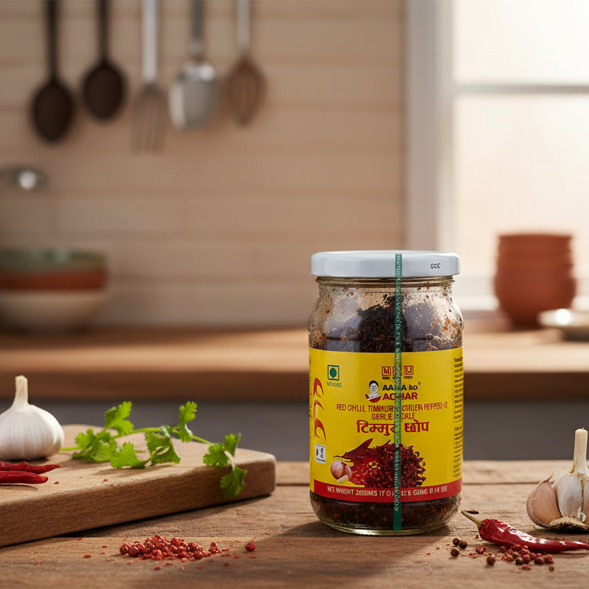 Red Chilli Pepper with Garlic
