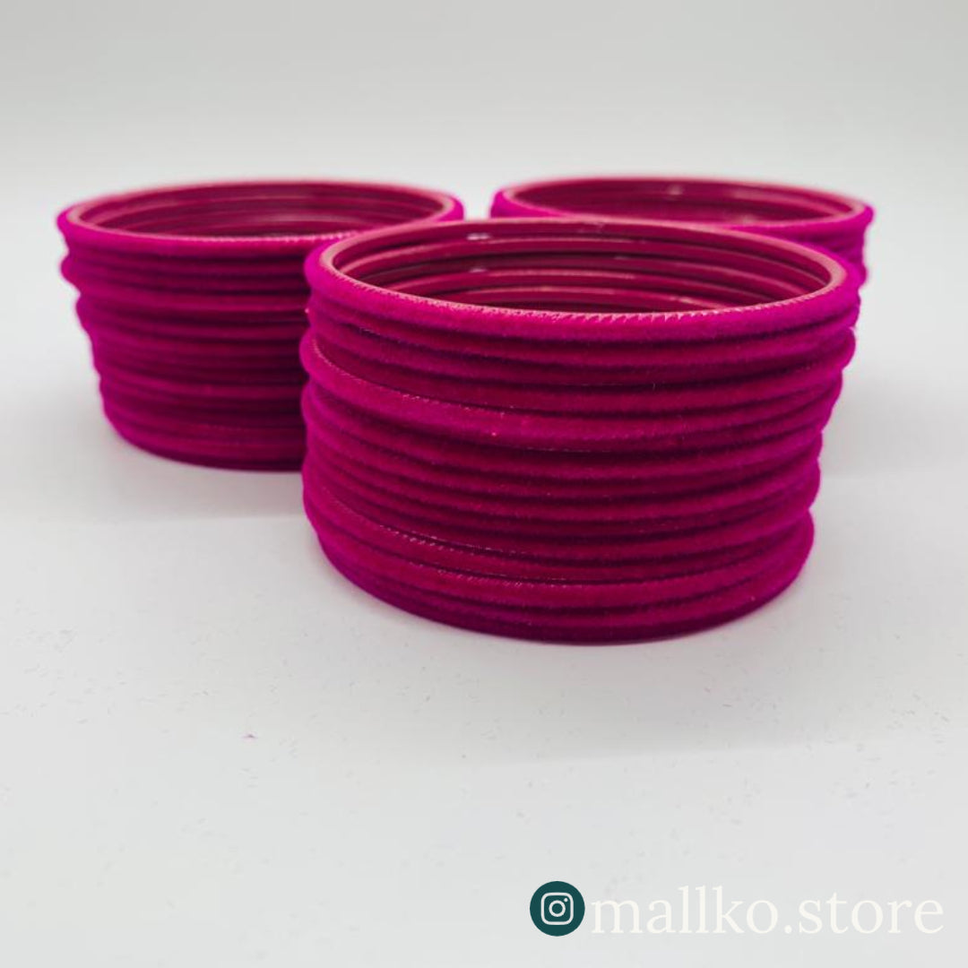 Velvet Bangles (Chura)- Little smaller than regular