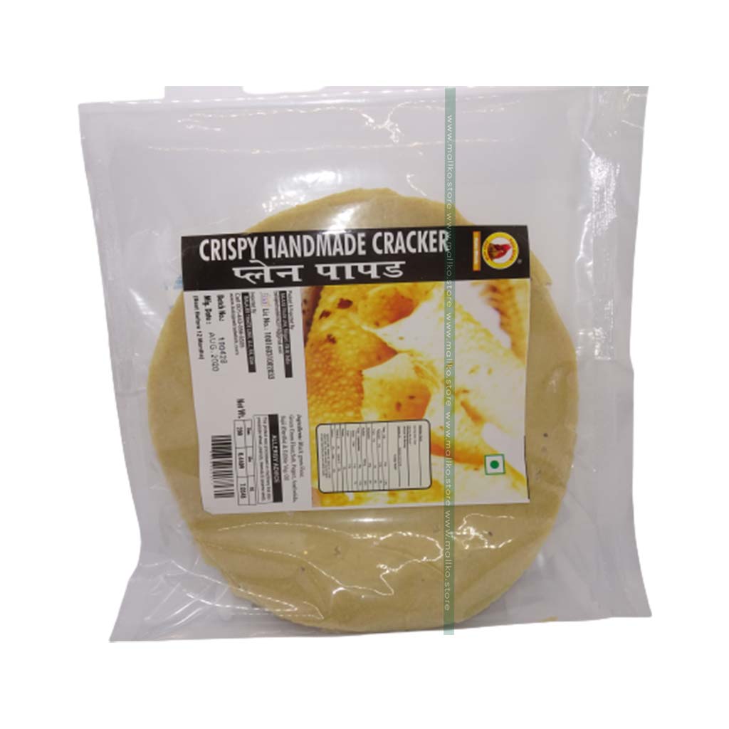 crispy plain papad