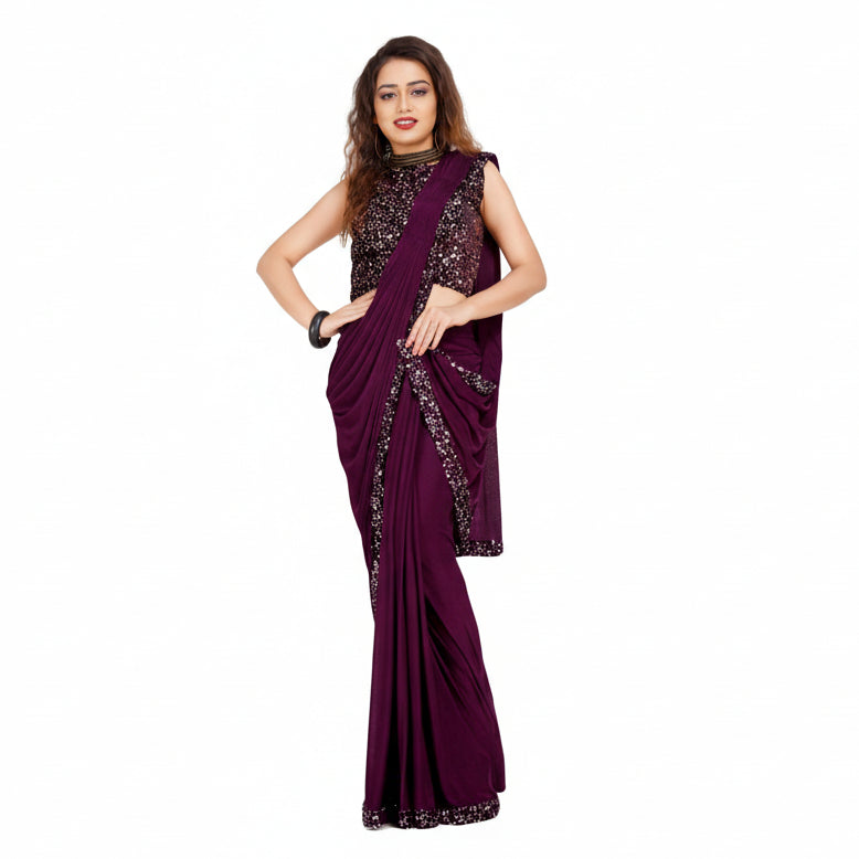 Clovia Saree - Ready to wear in 1 min