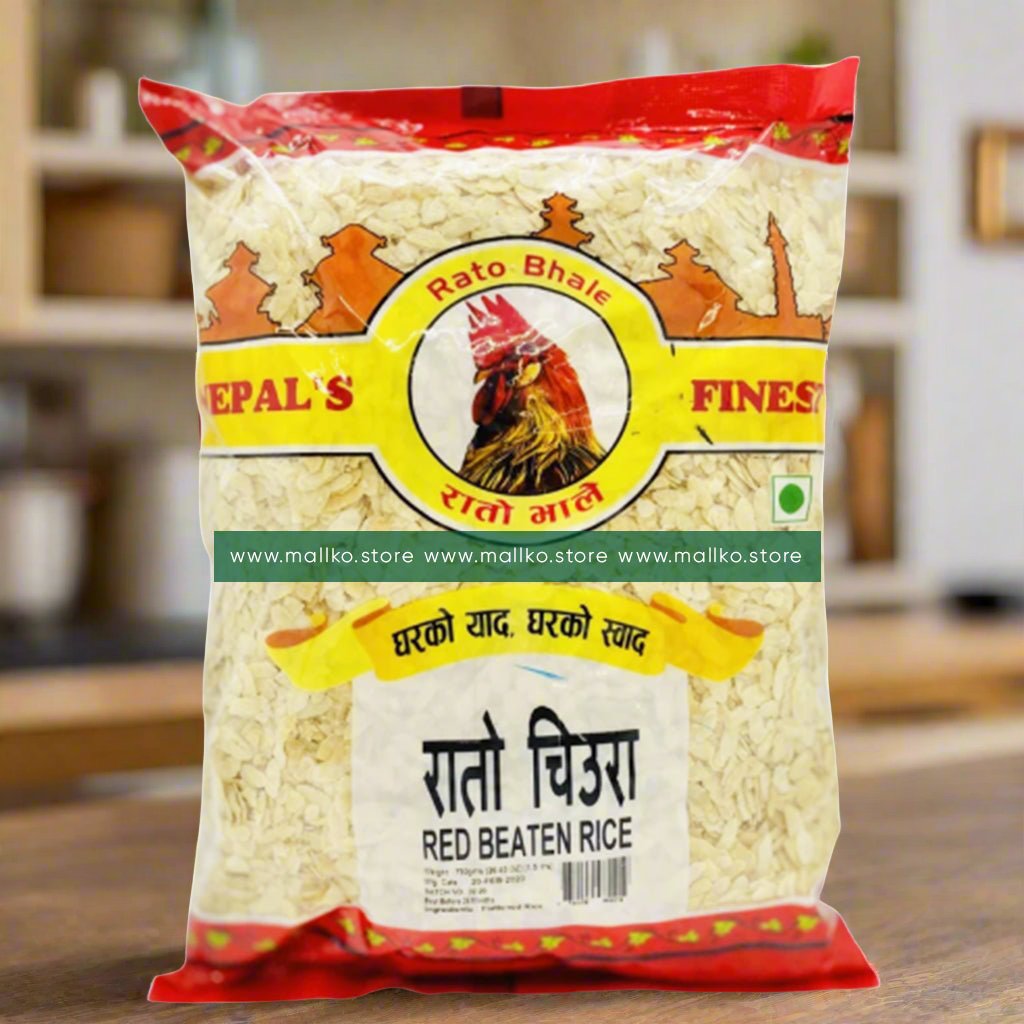Rato Bhale Red Beaten Rice