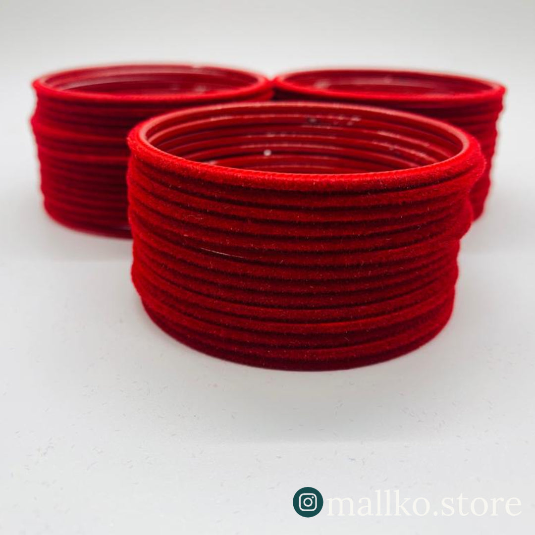 Velvet Bangles (Chura)- Little smaller than regular