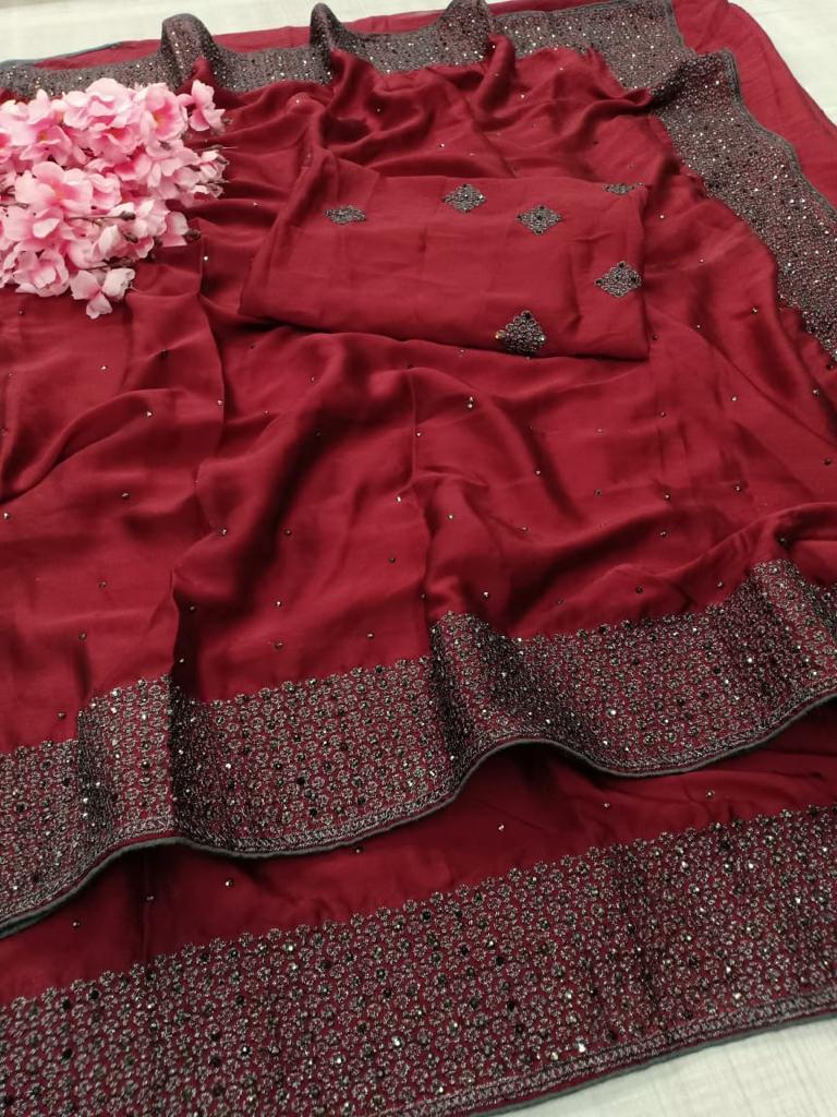 Rangoli Fancy Saree with Blouse
