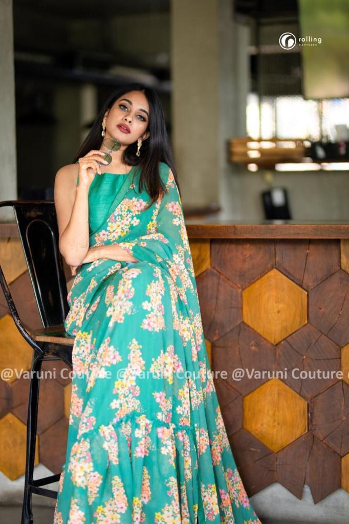 Saree and blouse combo