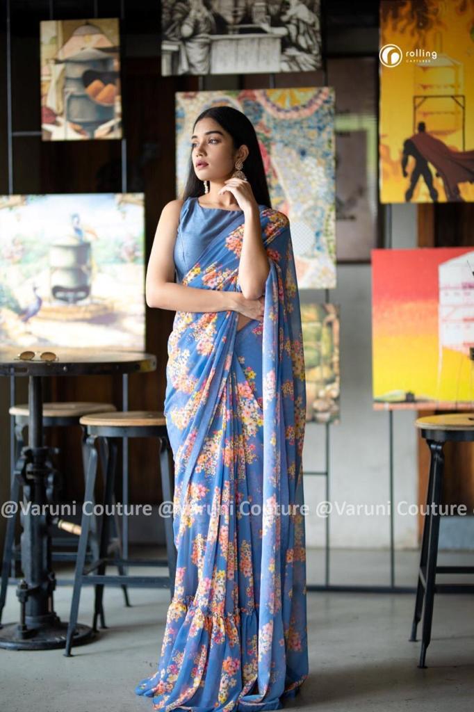 Saree and blouse combo