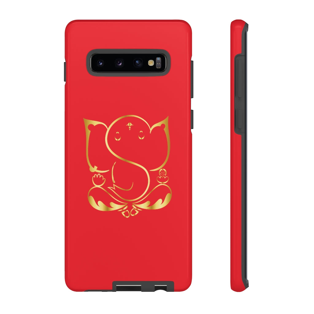 Red Tough Ganesh Phone Case