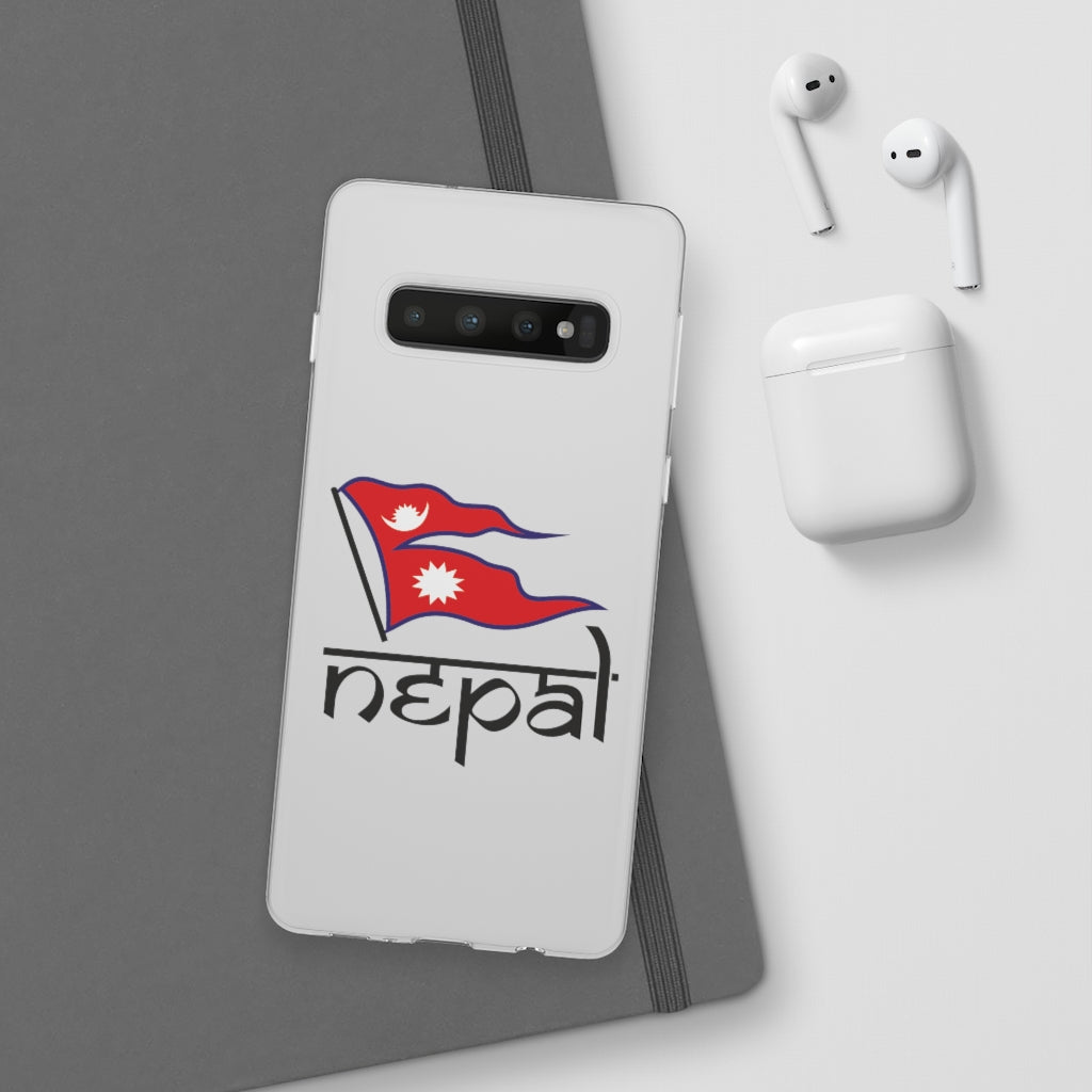Flexi Phone Case with Nepali Flag