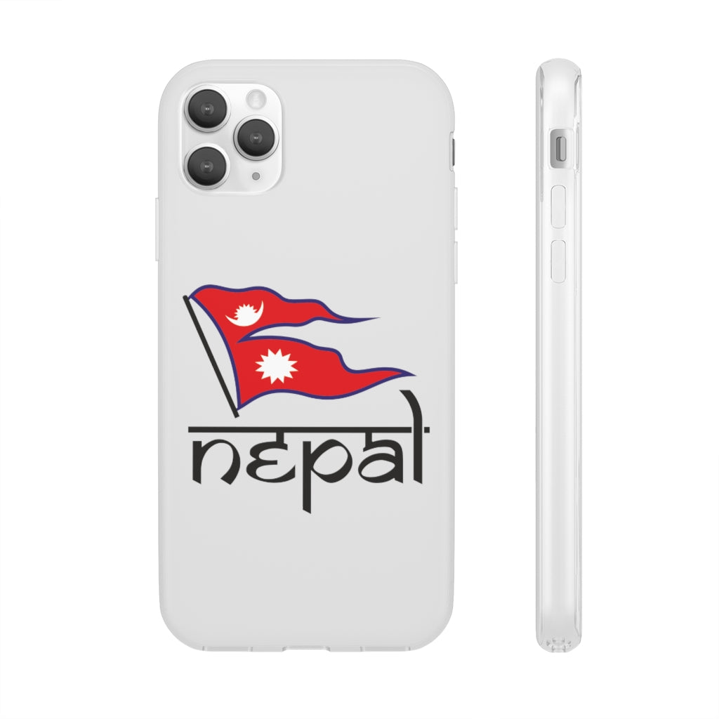 Flexi Phone Case with Nepali Flag
