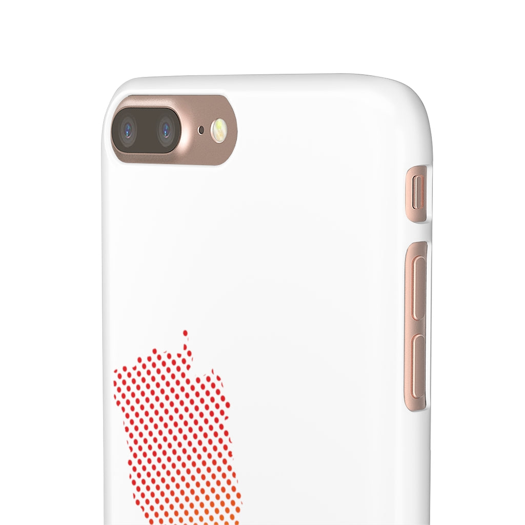 Slim Phone Case with Nepali New Map Dots पातलो