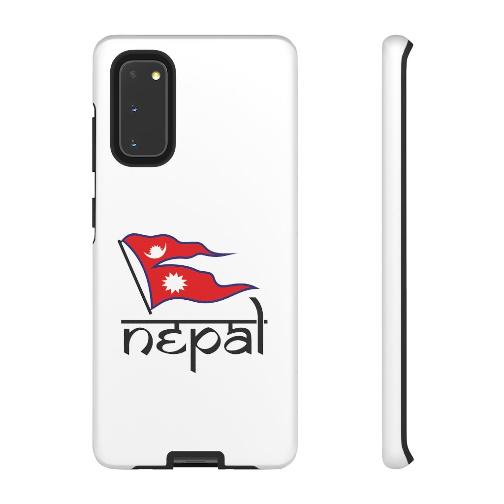 Nepali Flag printed Tough Premium Phone Case