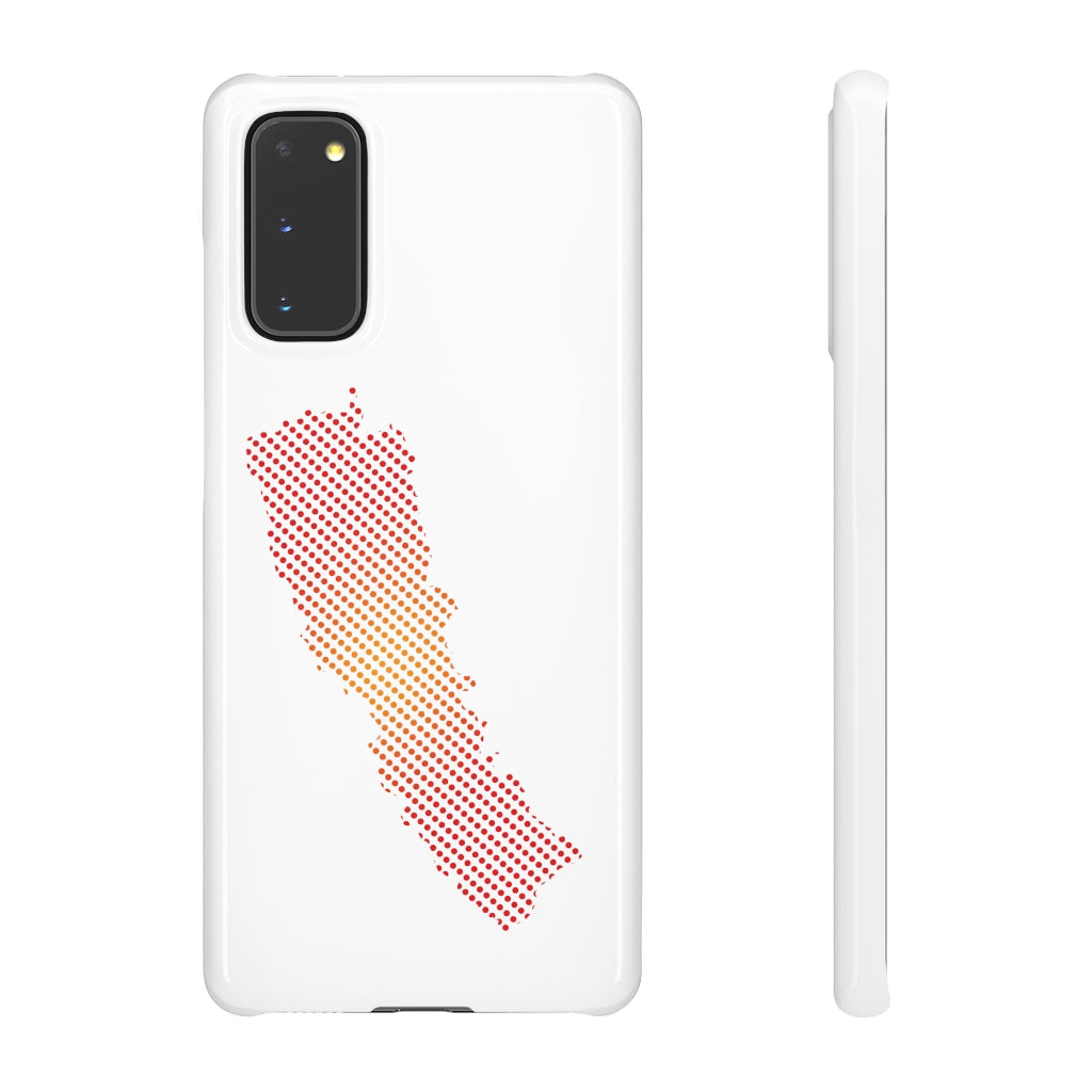 Slim Phone Case with Nepali New Map Dots पातलो