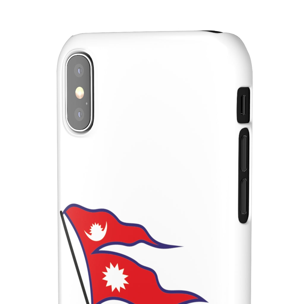 Light weight snap Phone Case with Nepali Flag