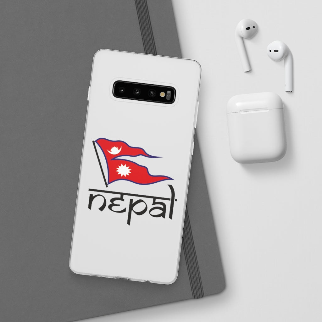 Flexi Phone Case with Nepali Flag