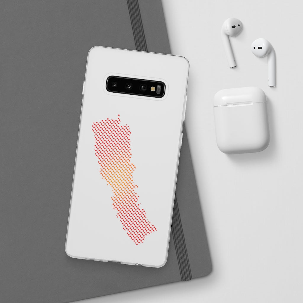 New Map of Nepal printed Flexi Phone Case