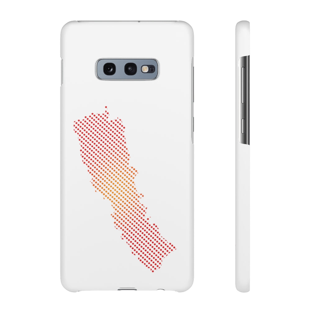 Slim Phone Case with Nepali New Map Dots पातलो