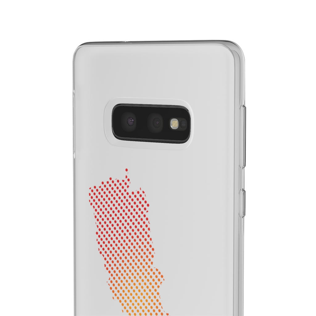 New Map of Nepal printed Flexi Phone Case
