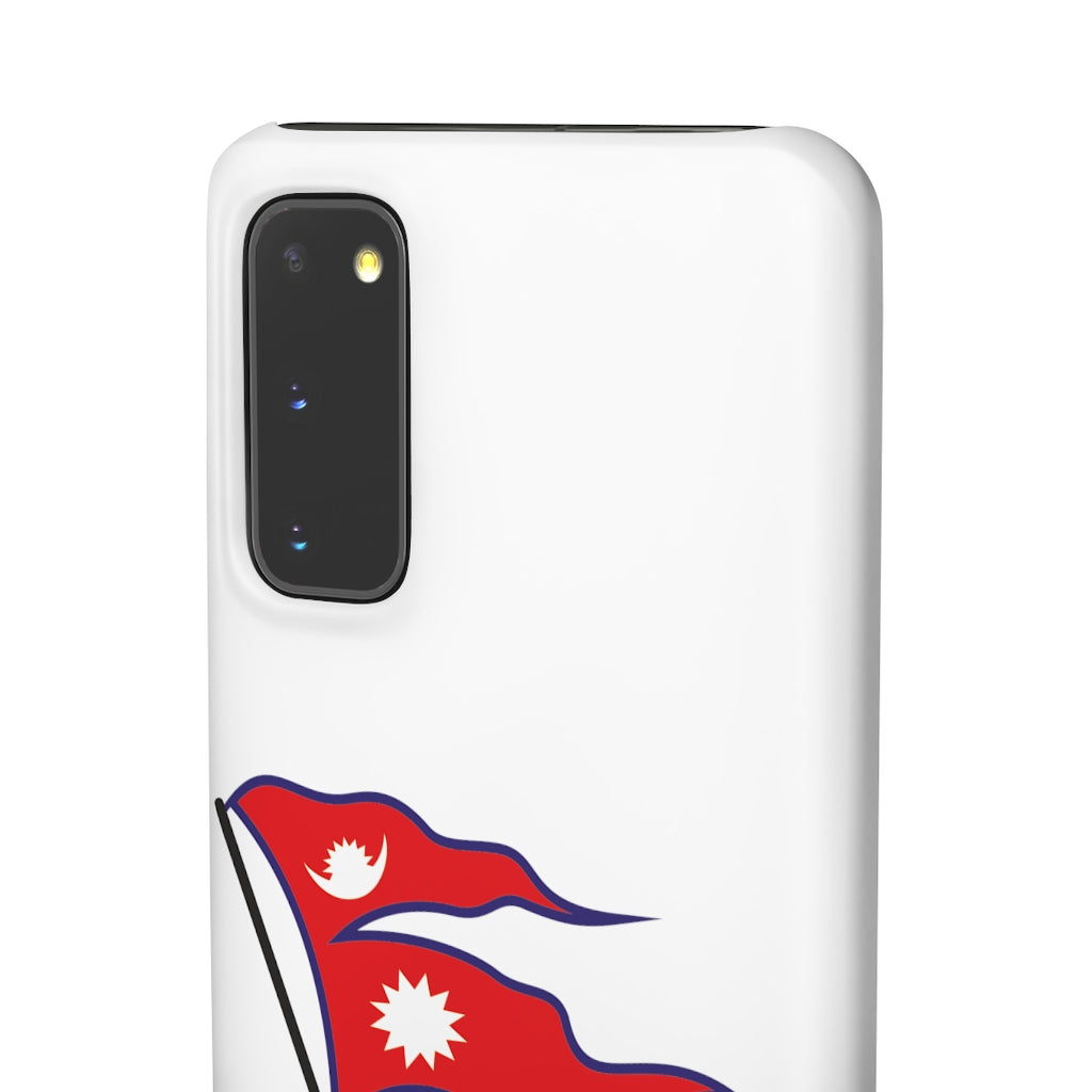Light weight snap Phone Case with Nepali Flag