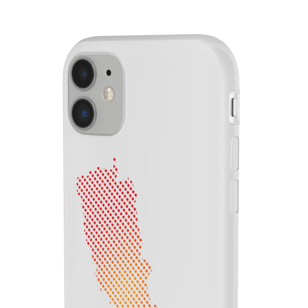 New Map of Nepal printed Flexi Phone Case
