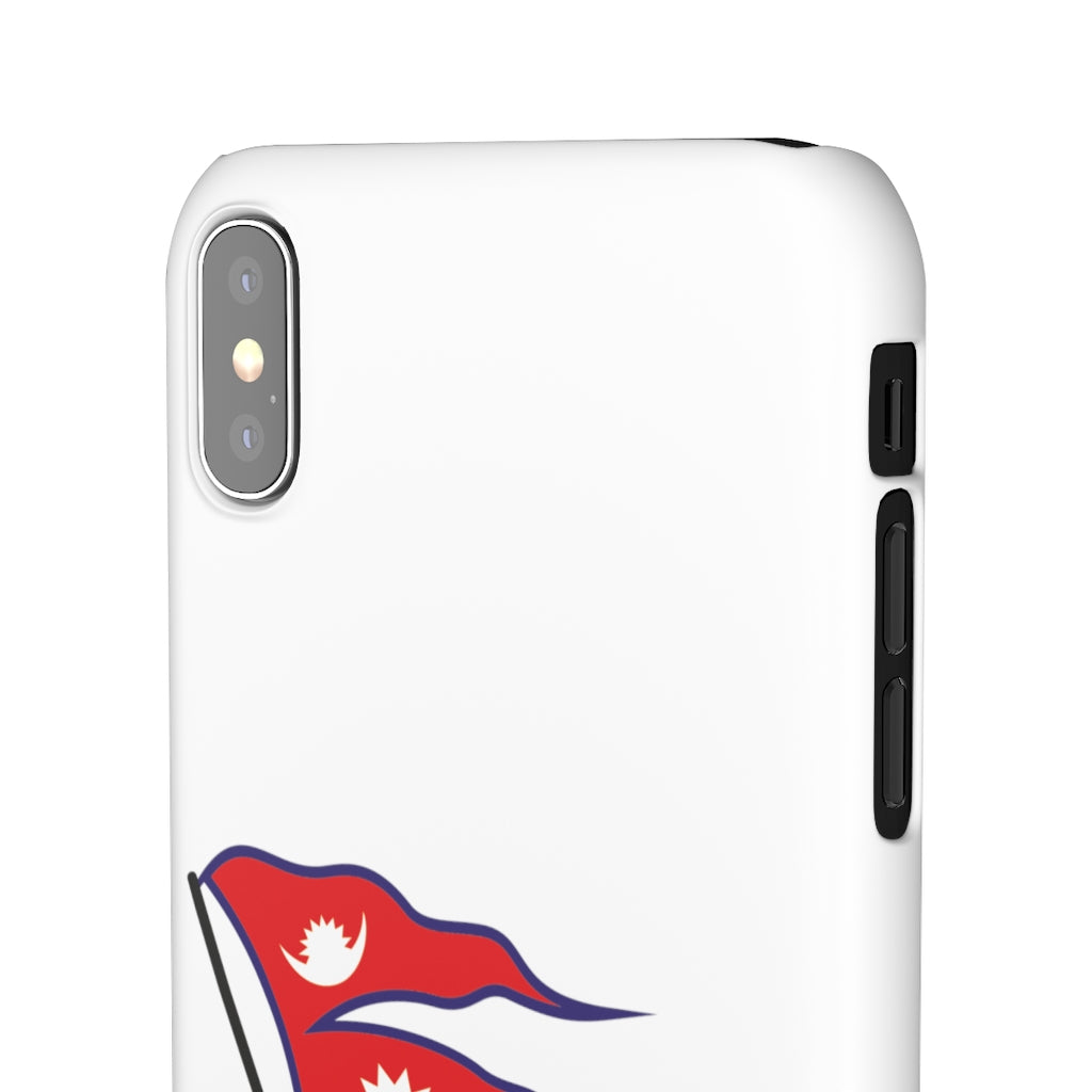 Light weight snap Phone Case with Nepali Flag