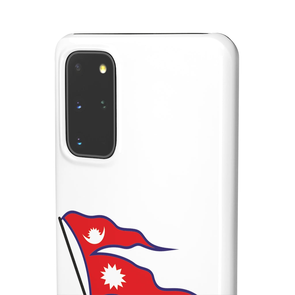 Light weight snap Phone Case with Nepali Flag