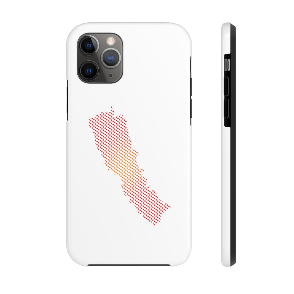 Touch and Light Weight Phone case with New Map of Nepal dots
