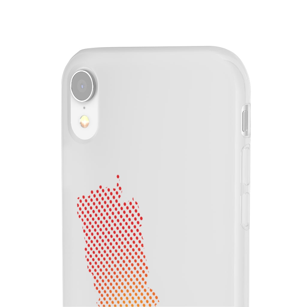 New Map of Nepal printed Flexi Phone Case