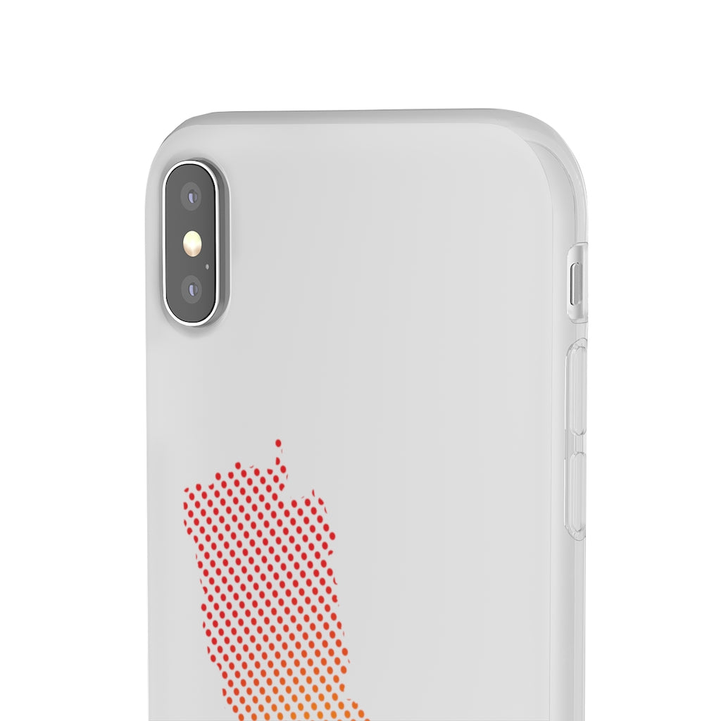 New Map of Nepal printed Flexi Phone Case