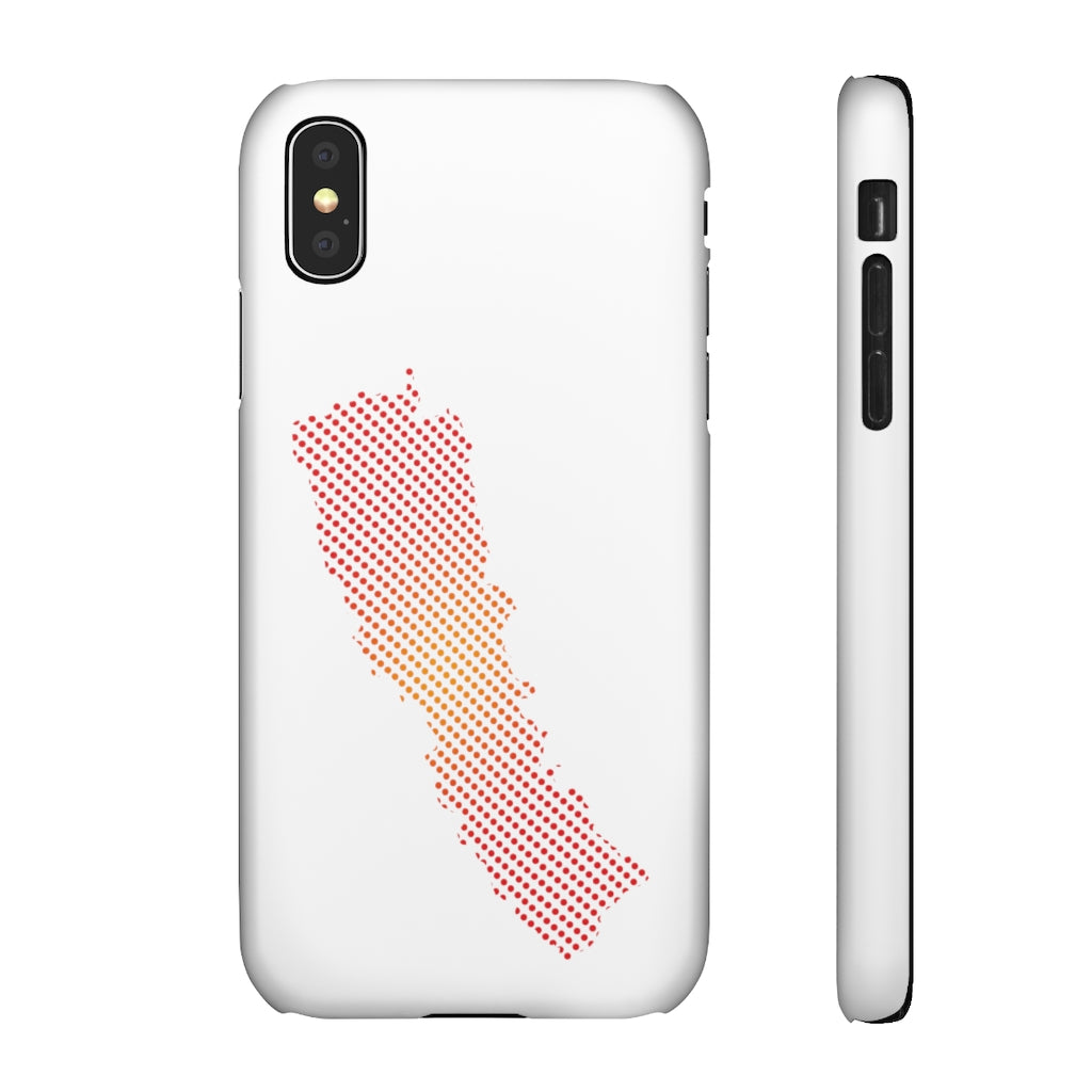 Slim Phone Case with Nepali New Map Dots पातलो