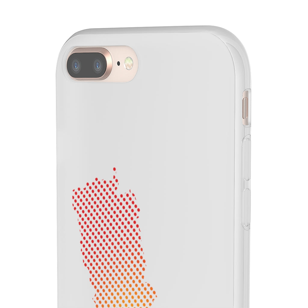 New Map of Nepal printed Flexi Phone Case