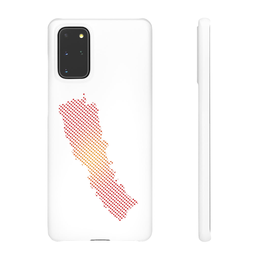 Slim Phone Case with Nepali New Map Dots पातलो