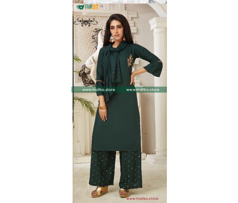 Rung Palazzo Kurti Set of 3