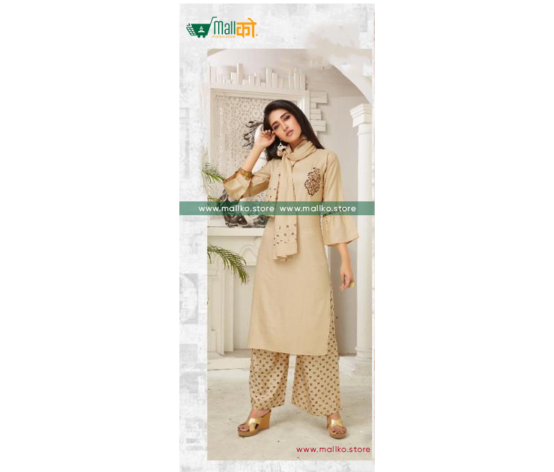 Rung Palazzo Kurti Set of 3