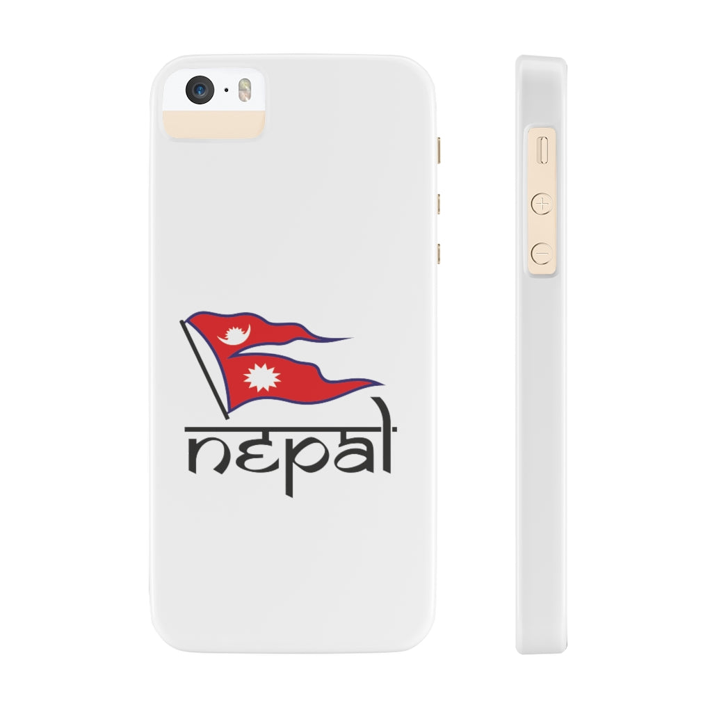 Flag of Nepal printed Super Slim Phone Case
