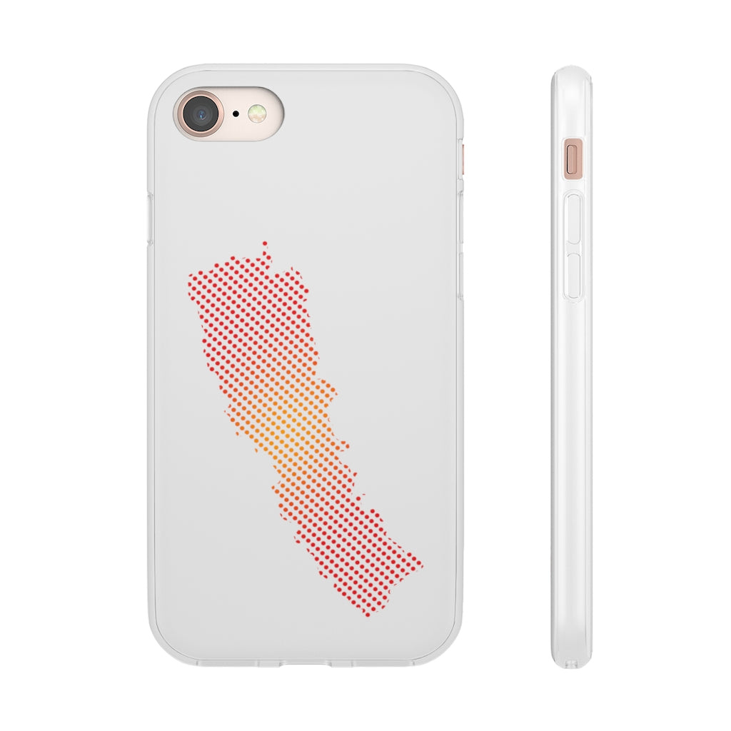 New Map of Nepal printed Flexi Phone Case