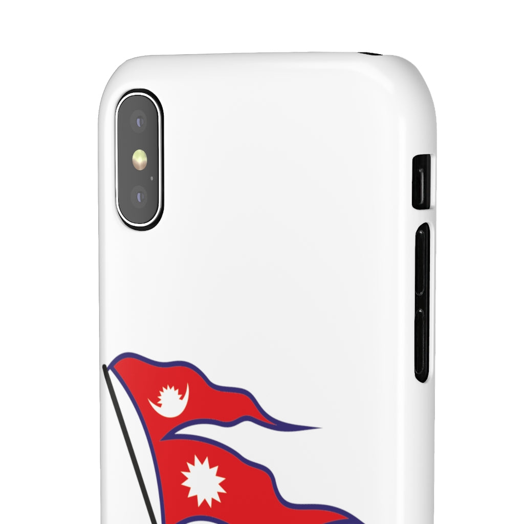 Light weight snap Phone Case with Nepali Flag
