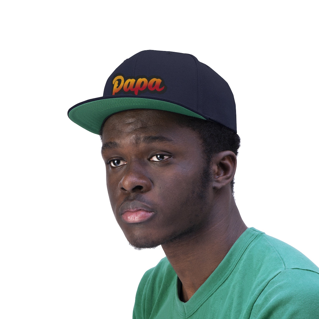 Papa Flat Bill Hat