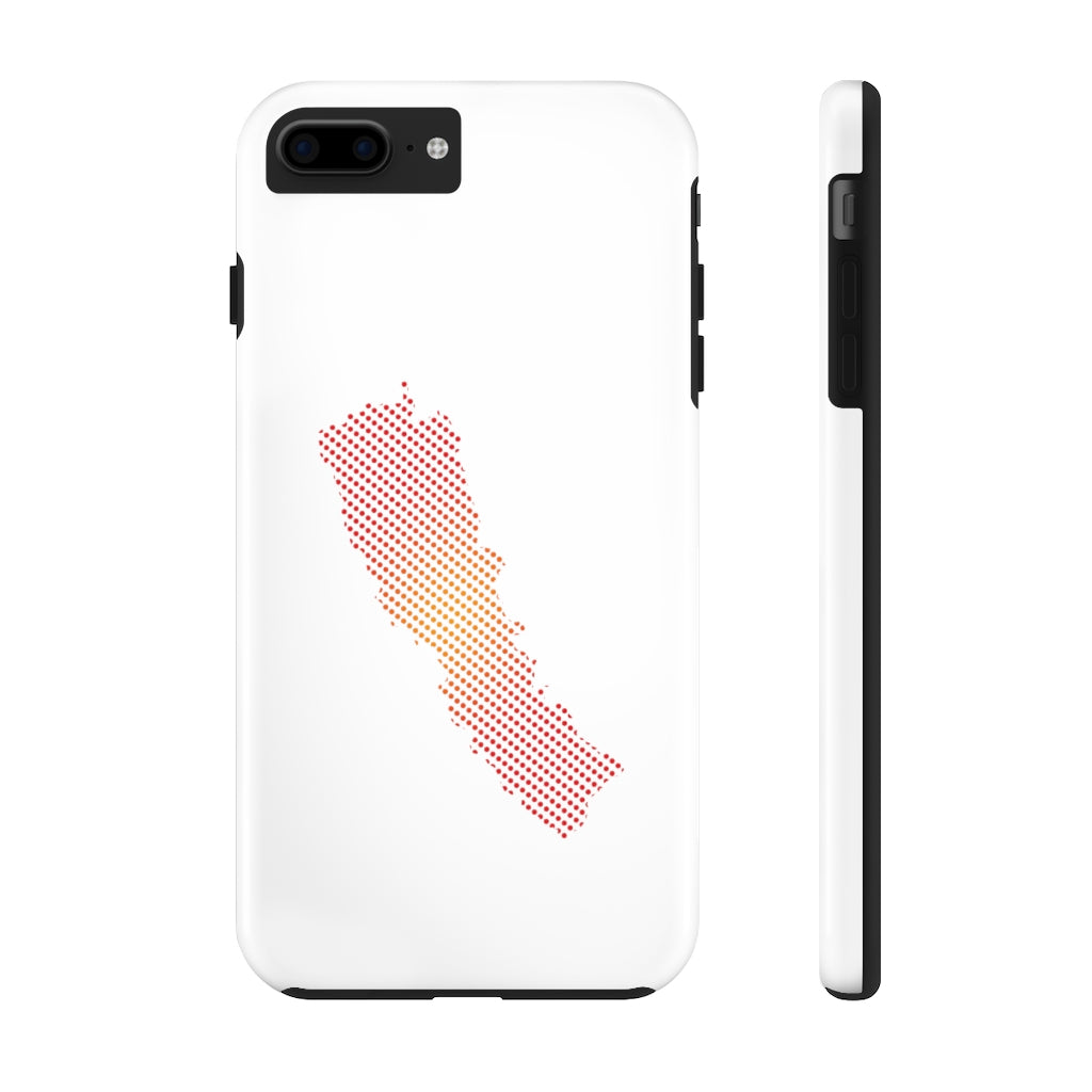 Touch and Light Weight Phone case with New Map of Nepal dots