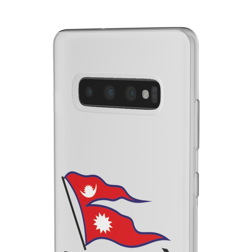 Flexi Phone Case with Nepali Flag